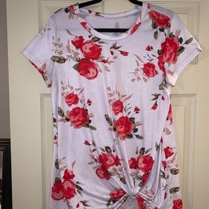 Boutique Top, Floral - Size Large